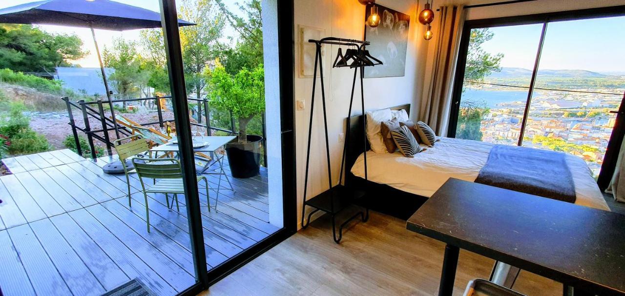 Le Rouquier Studio Terrasse, Vue Exceptionnelle, Climatisation Сет Екстер'єр фото